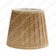Clip Shade Pleated Coffee Candle Shade