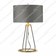 Ferrara 1 Light Table Lamp - Dark Grey Polished Gold