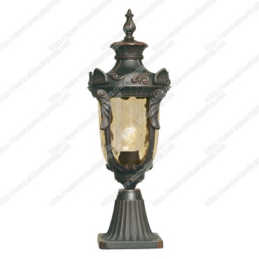 Philadelphia 1 Light Medium Pedestal &#8211; Old Bronze