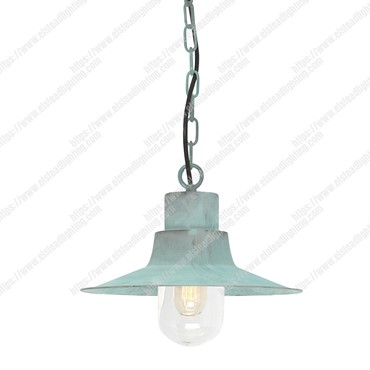 Sheldon 1 Light Chain Lantern &#8211; Verdigris