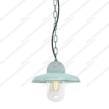 Somerton 1 Light Chain Lantern &#8211; Verdigris