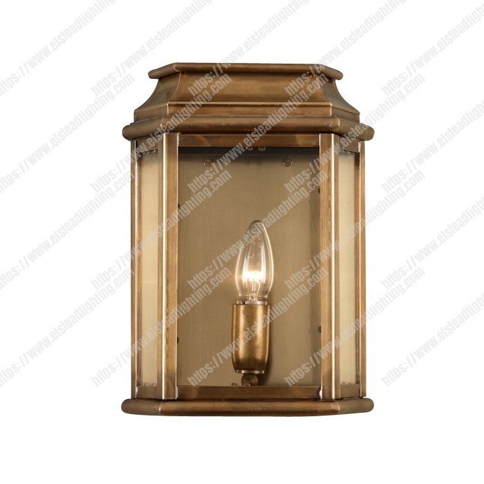 St Martins 1 Light Wall Lantern - Brass
