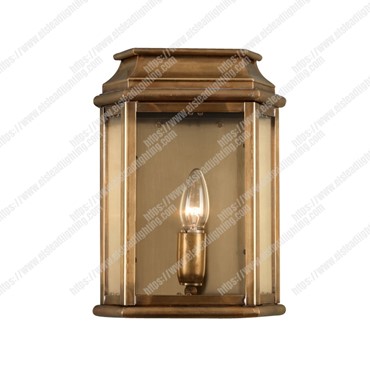 St Martins 1 Light Wall Lantern &#8211; Brass