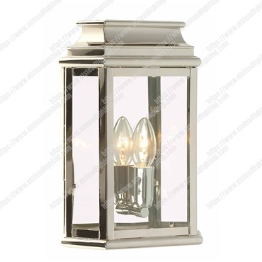 St Martins 1 Light Wall Lantern &#8211; Polished Nickel