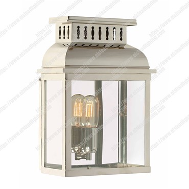 Westminster 1 Light Wall Lantern &#8211; Polished Nickel
