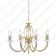 Aegean 8 Light Chandelier - Polished Brass