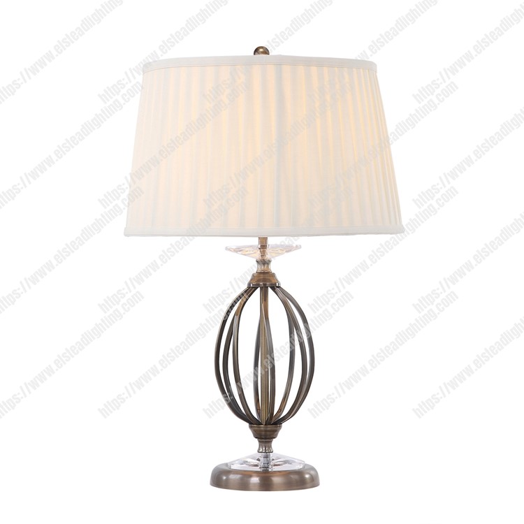 Aegean 1 Light Table Lamp - Aged Brass