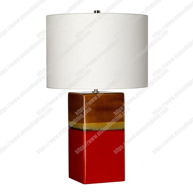 Alba 1 Light Table Lamp - Rouge