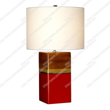 Alba 1 Light Table Lamp &#8211; Rouge