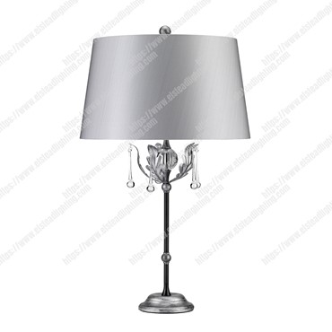 Amarilli 1 Light Table Lamp &#8211; Black/Silver