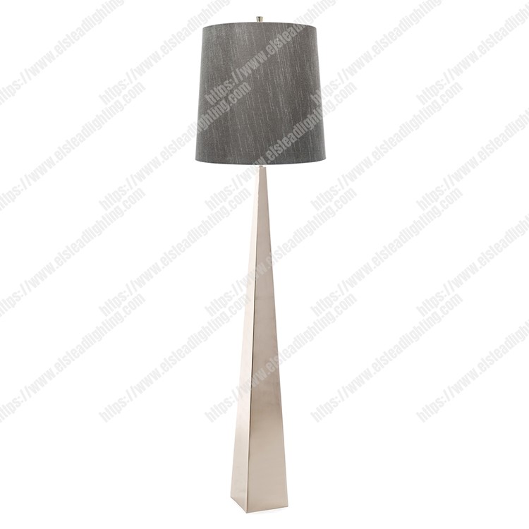 Ascent 1 Light Floor Lamp - Polished Nickle