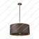 Balance 1 Light Pendant - Brown and Polished Brass