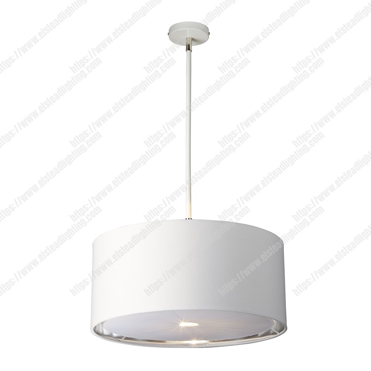 Balance 1 Light Pendant - White and Polished Nickel