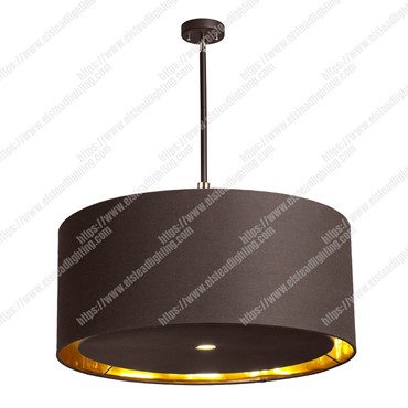 Balance 4 Light Extra Large Pendant &#8211; Brown and Polished Brass