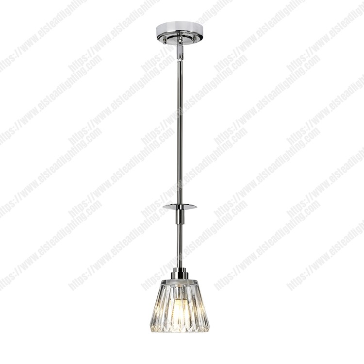 Agatha 1 Light Pendant - Polished Chrome