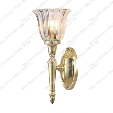 Dryden 1 Light Wall Light &#8211; Polished Brass