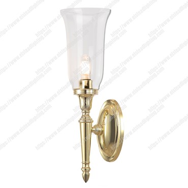 Dryden 1 Light Wall Light &#8211; Polished Brass