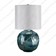 Blue Globe 1 Light Table Lamp