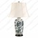 Blue Traditional 1 Light Table Lamp