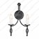 Belfry 2 Light Wall Light Black