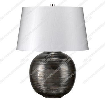 Caesar 1 Light Table Lamp &#8211; Silver