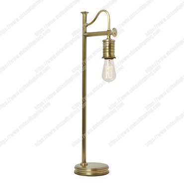 Douille 1 Light Table Lamp &#8211; Aged Brass