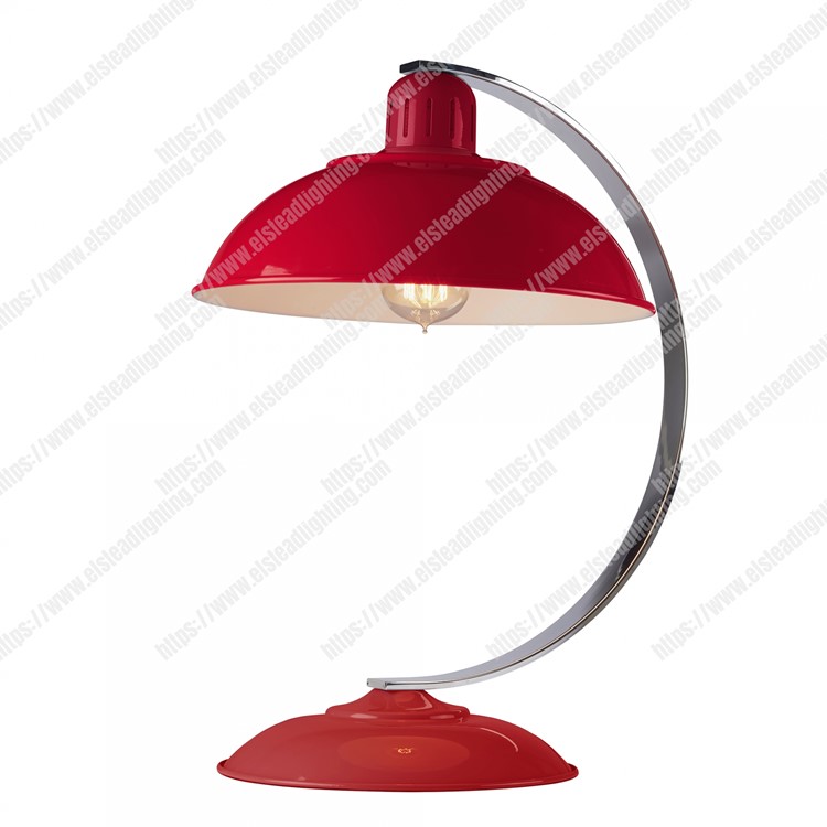 Franklin 1 Light Desk Lamp - Red