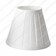 Clip Shades Pleated White Candle Shade