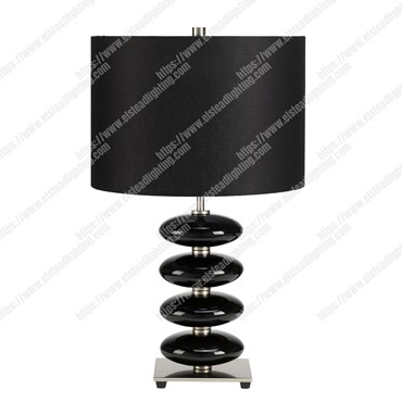 Onyx 1 Light Table Lamp &#8211; Black