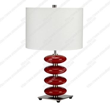 Onyx 1 Light Table Lamp &#8211; Red