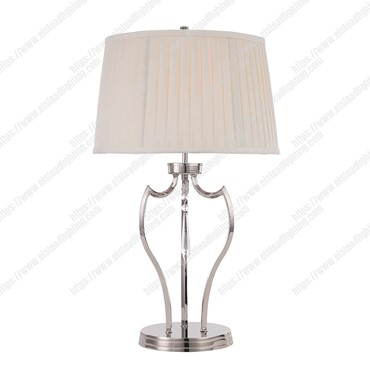 Pimlico 1 Light Table Lamp &#8211; Polished Nickel