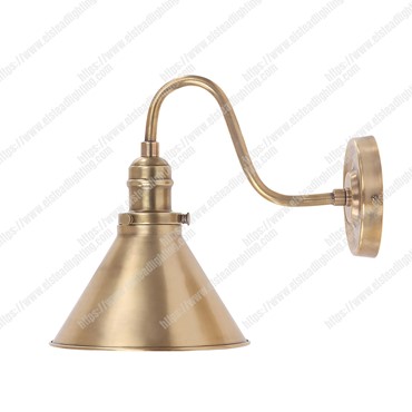 Provence 1 Light Wall Light &#8211; Aged Brass