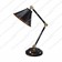 Provence Element 1 Light Mini Table Lamp - Black/Polished Brass