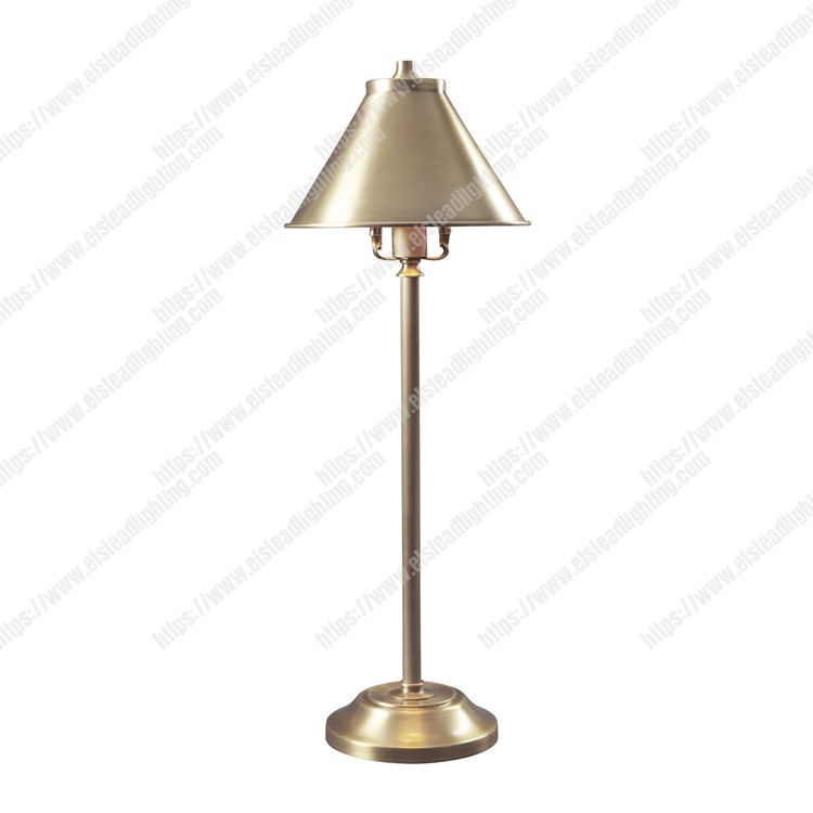 Provence 1 Light Stick Lamp - Aged Brass