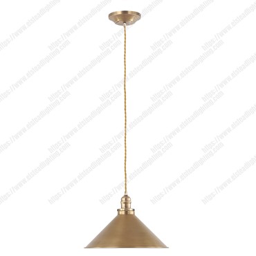 Provence 1 Light Pendant &#8211; Aged Brass
