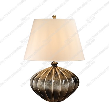 Rib Pumpkin 1 Light Table Lamp