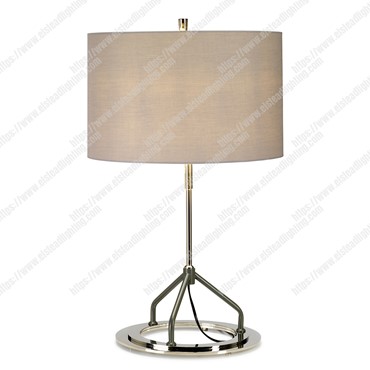 Vicenza Table Lamp &#8211; White Polished Nickel