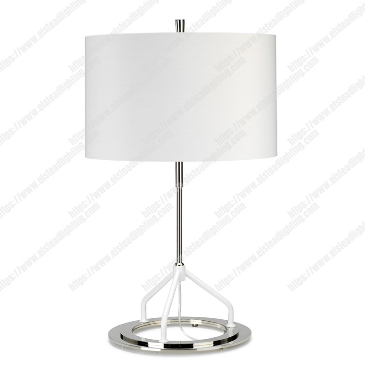 Vicenza Table Lamp - Dark Grey Polished Nickel