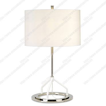 Vicenza Table Lamp &#8211; Dark Grey Polished Nickel
