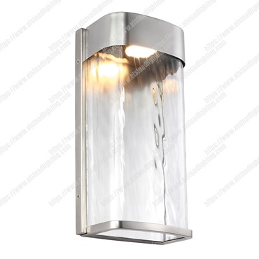 Bennie 1 Light Large LED Wall Light &#8211; Painted Brushed Steel