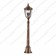English Bridle 3 Light Medium Pillar Lantern - British Bronze