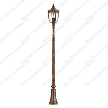 English Bridle 3 Light Large Lamp Post &#8211; British Bronze