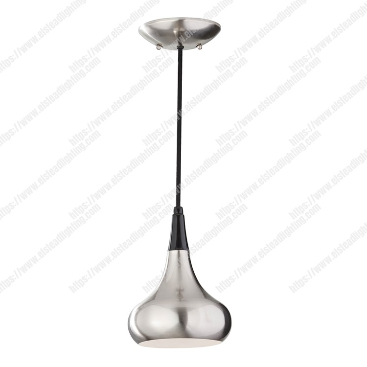 Beso 1 Light Mini Pendant - Brushed Steel