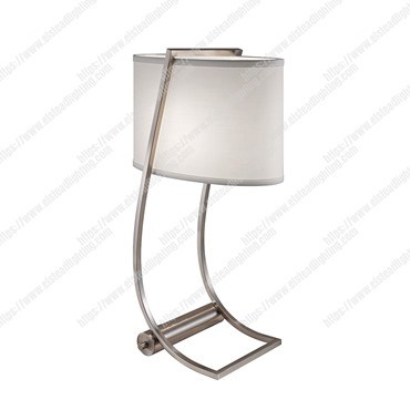 Lex 1 Light Table Lamp &#8211; Brushed Steel