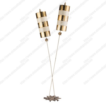 Nettle Luxe 2 Light Floor Lamp &#8211; Gold