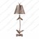 Red Bell 1 Light Table Lamp - Silver Leaf