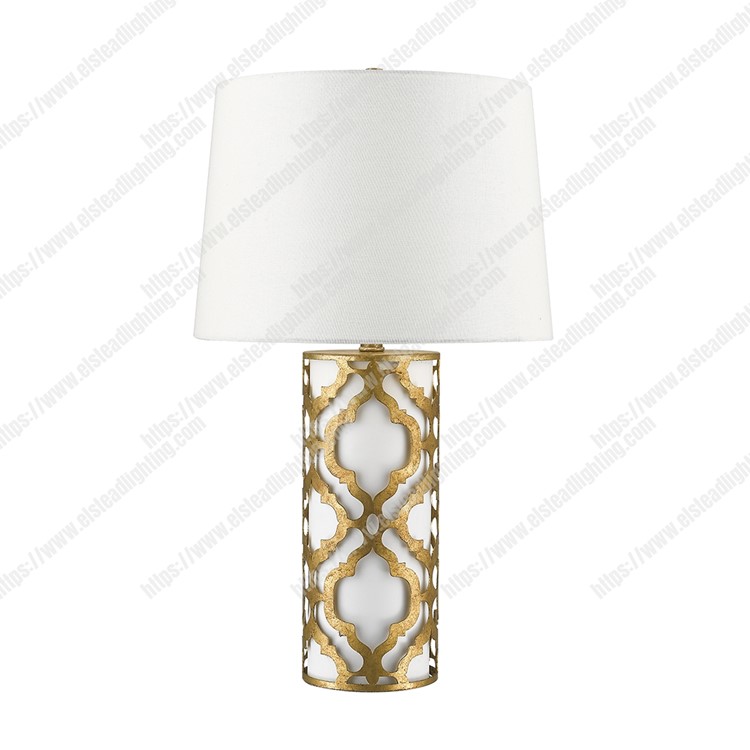 Arabella 1 Light Table Lamp - Distressed Gold
