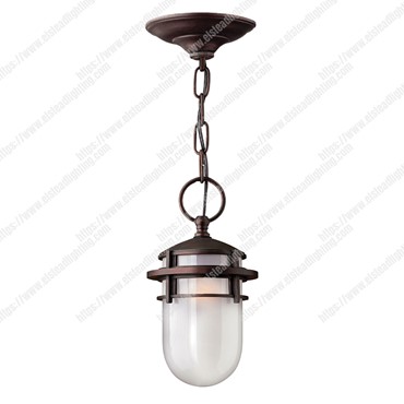 Reef 1 Light Chain Lantern Victorian Bronze