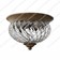 Plantation 2 Light Small Flush - Pearl Bronze