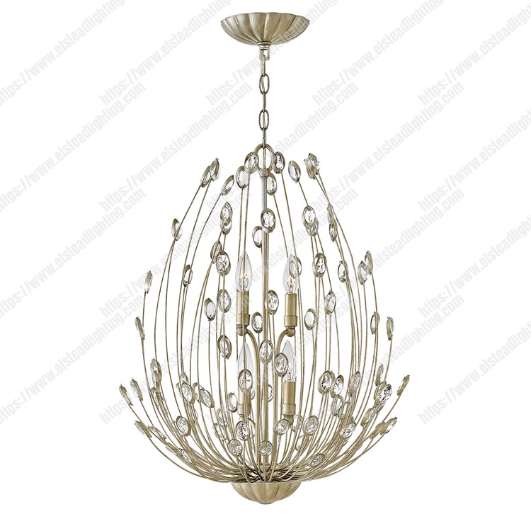 Tulah 4 Light Two Tier Chandelier